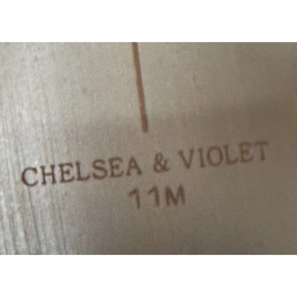 Chelsea and Violet Slouchy Booties 11‎ Beige Leather Chic Freedom Ankle Boots - Picture 9 of 9